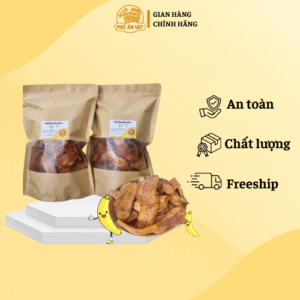 Chuối Sấy mộc không đường, Giòn ngọt tự nhiên