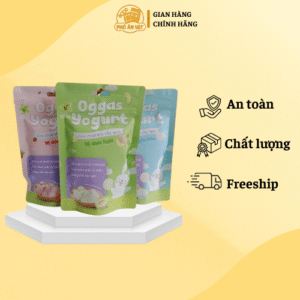 Sữa Chua Khô Sấy Lạnh Oggas Yogurt 18g cho bé ăn dặm
