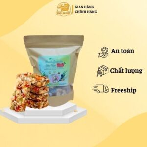 Thanh Granola Siêu Hạt 250g. Ăn vặt healthy, không đường.
