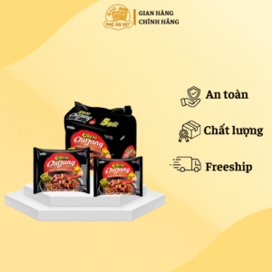 Mì Tương Đen Hàn Quốc – Lốc 5 Gói (Đậm vị, dễ nấu, ngon chuẩn vị)