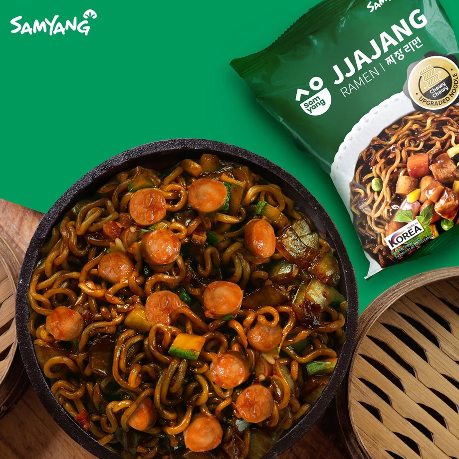 Samyang Jjajang – Chuẩn Hàn, sợi to dai, đậm đà