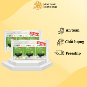 Combo Rong Biển Ăn Liền O’Food Tẩm Dầu Olive – Ăn Vặt Lành Mạnh