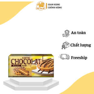 Bánh bouchee Lotte Chocolat vị phô mai hộp 162g phố ăn vặt